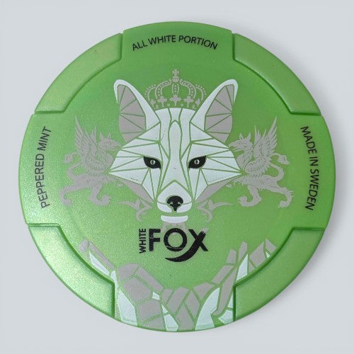 White Fox - Peppered Mint All White Slim Portion